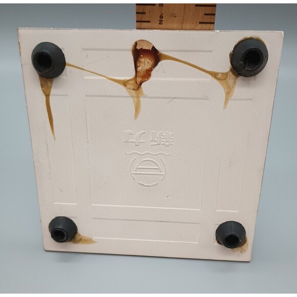 Chicken Trivet Hen With Chicken Handkerchief Vintage Cottage Core Farm House - Picture 4 of 4